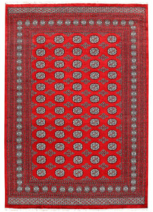 Red Bokhara 6' 6 x 9' 2 - No. 60055