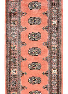 Salmon Bokhara 2' 6 x 13' 9 - No. 60086