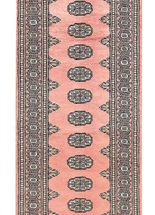 Salmon Bokhara 2' 7 x 13' 7 - No. 60093