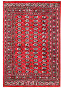 Red Bokhara 6' x 9' - No. 60109