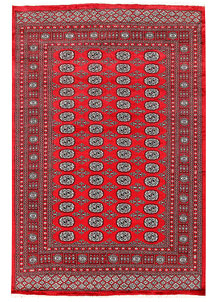 Red Bokhara 6' 1 x 9' 2 - No. 60119