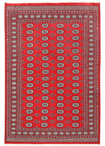 Red Bokhara 6' x 9' - No. 60146