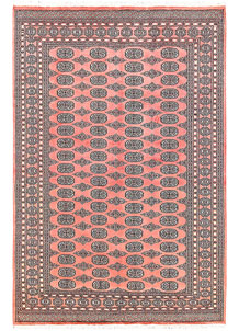 Light Coral Bokhara 6' 1 x 9' 5 - No. 60253