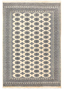 Bisque Bokhara 6' 1 x 8' 11 - No. 60278