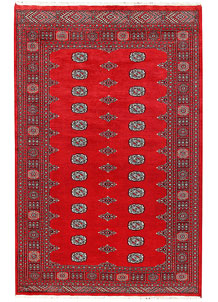 Red Bokhara 5' 1 x 7' 10 - No. 60324
