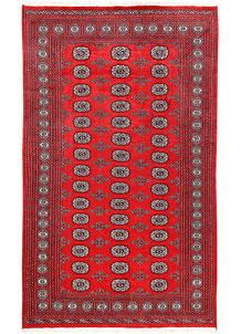 Red Bokhara 4' 11 x 8' 2 - No. 60327