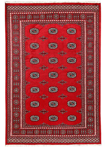 Firebrick Bokhara 5' 2 x 7' 9 - No. 60342