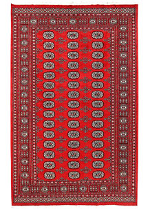 Firebrick Bokhara 4' 11 x 7' 9 - No. 60352