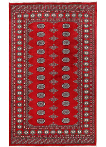 Firebrick Bokhara 4' 11 x 8' 2 - No. 60356