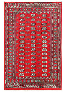 Firebrick Bokhara 5' 5 x 8' 6 - No. 60402