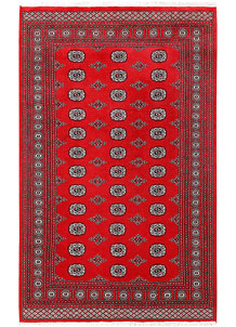 Firebrick Bokhara 5' 7 x 8' 10 - No. 60539