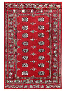 Firebrick Bokhara 4' 7 x 6' 11 - No. 60774