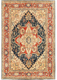 Midnight Blue Serapi 6' 6 x 9' 7 - No. 61768