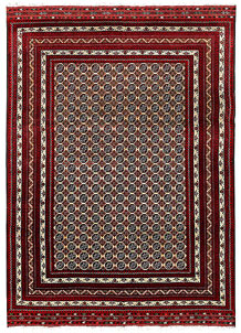 Multi Colored Baluchi 4' 10 x 6' 11 - No. 61823