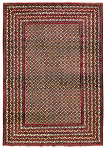 Multi Colored Baluchi 6' 4 x 9' 7 - No. 61840