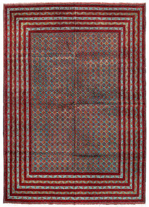 Multi Colored Baluchi 6' 2 x 9' 5 - No. 61843