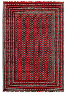 Firebrick Baluchi 6' 6 x 9' 7 - No. 61849