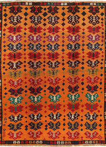 Multi Colored Baluchi 6' 3 x 8' - No. 61869