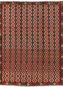 Multi Colored Baluchi 6' x 7' 9 - No. 61873