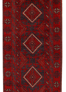 Multi Colored Mashwani 2' 2 x 12' 4 - No. 61912