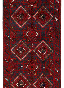 Multi Colored Mashwani 2' 4 x 11' 8 - No. 61925