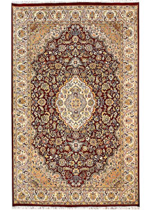 Maroon Isfahan 5' 1 x 8' 7 - No. 61962