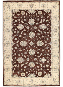 Saddle Brown Ziegler 6' 7 x 9' 9 - SKU 64594