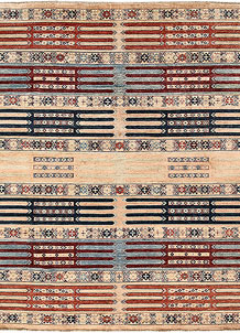 Multi Colored Ziegler 8' 2 x 9' 10 - SKU 64769