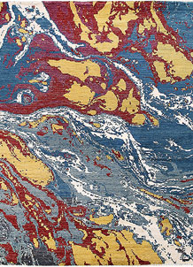 Multi Colored Abstract 7' 11 x 10' 2 - SKU 65136