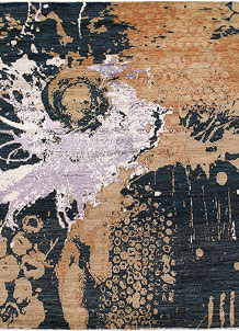 Multi Colored Abstract 8' x 9' 6 - SKU 65154
