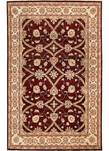 Maroon Ziegler 6' 6 x 10' 2 - SKU 65545