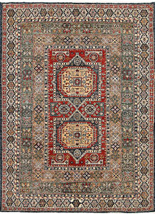 Multi Colored Ziegler 4' 11 x 6' 9 - SKU 65703