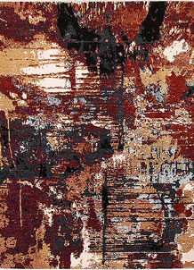 Multi Colored Abstract 7' 11 x 9' 7 - SKU 66262