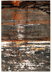 Multi Colored Abstract 6' 9 x 9' 9 - SKU 66419
