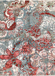Multi Colored Abstract 7' 9 x 9' 9 - SKU 66426