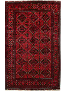 Dark Red Khal Mohammadi 6' 4 x 9' 10 - SKU 67046