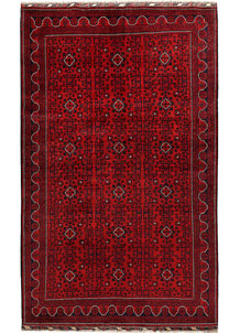 Dark Red Khal Mohammadi 6' 2 x 9' 11 - SKU 67127