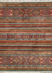 Multi Colored Kazak 5' 1 x 6' 4 - SKU 67246