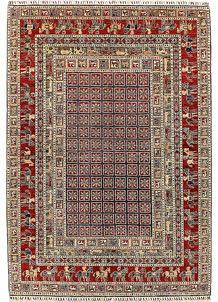 Multi Colored Kazak 6' 8 x 9' 7 - No. 67336