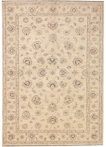 Antique White Ziegler 5' 6 x 7' 10 - No. 68130