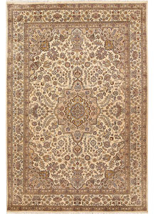 Blanched Almond Isfahan 5' 7 x 8' 7 - SKU 68345