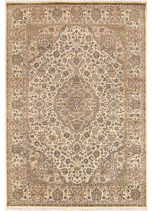 Blanched Almond Isfahan 6' 7 x 9' 6 - SKU 68401