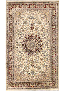 Blanched Almond Isfahan 6' 1 x 9' 9 - SKU 68412