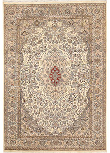 Blanched Almond Isfahan 6' 8 x 9' 9 - SKU 68414