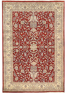 Firebrick Mahal 6' 5 x 9' 7 - SKU 68415