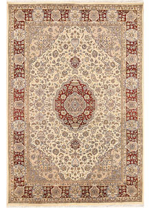 Blanched Almond Isfahan 6' 8 x 9' 9 - SKU 68417