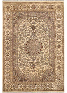 Bisque Isfahan 6' 6 x 9' 8 - SKU 68425