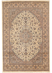 Bisque Isfahan 6' 7 x 9' 8 - SKU 68442