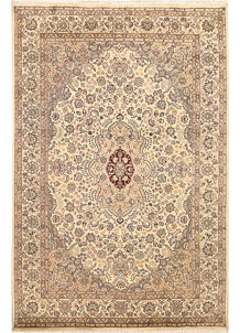 Blanched Almond Isfahan 6' 8 x 10' - SKU 68444