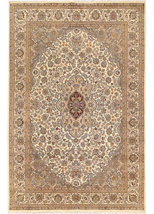 Navajo White Kirman 6' 8 x 10' - SKU 68446
